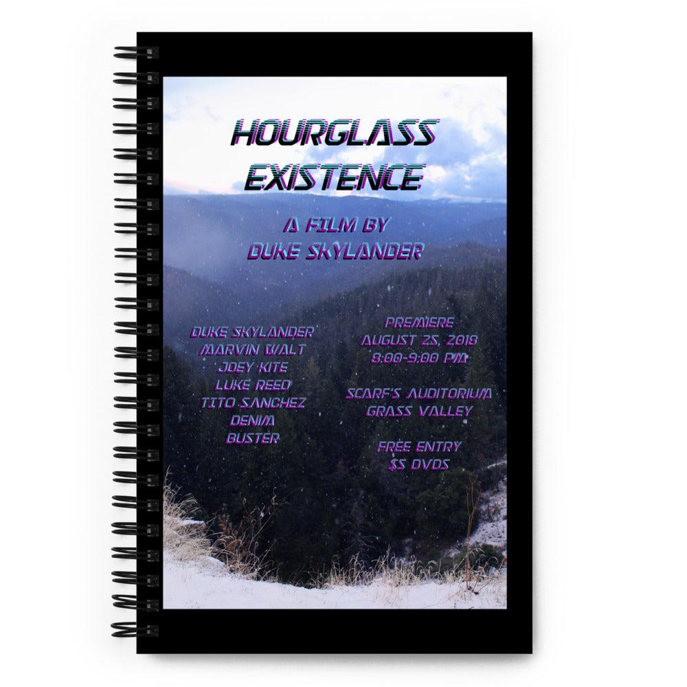 Hourglass Existence Spiral Notebook