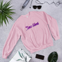 Load image into Gallery viewer, Classic Space Waves Crewneck Sweatshirt - Pink
