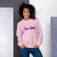 Load image into Gallery viewer, Classic Space Waves Crewneck Sweatshirt - Pink
