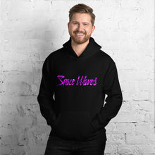 Load image into Gallery viewer, Classic Space Waves Hoodie - Black
